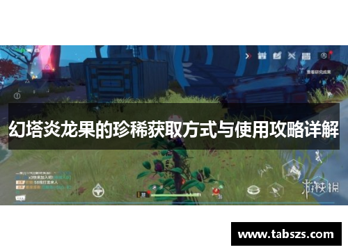 幻塔炎龙果的珍稀获取方式与使用攻略详解